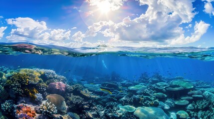 Underwater Paradise: A Glimpse into the Vibrant Coral Reef