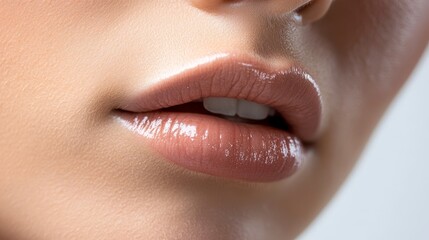 Obraz premium Close up of lips. Lips closeup