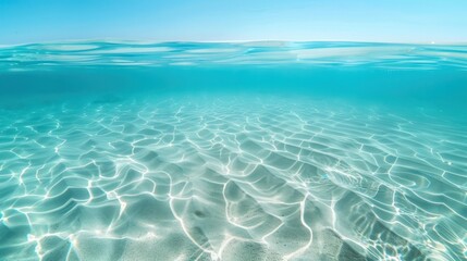 Fototapeta premium Sunlight Shining Through Crystal Clear Waters