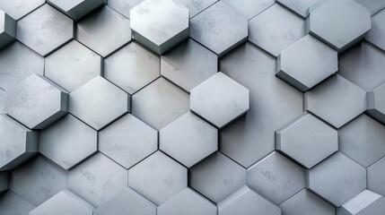 Abstract Hexagon Pattern