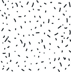 Small and bold dots with short lines create texture.