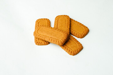 Biscuits, Lotus Biscuit, Lotus Cookies, Biscuits on white background