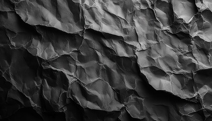 Abstract background. Texture of folded black toner paper and overlay poster.