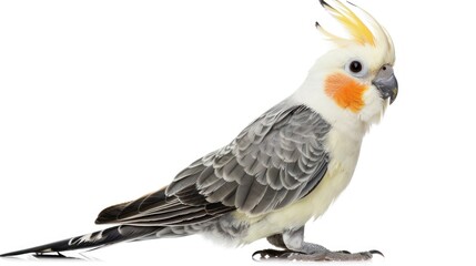 Obraz premium A Close-up Portrait of a Cockatiel