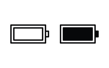 Full Battery icon. battery sign vector 