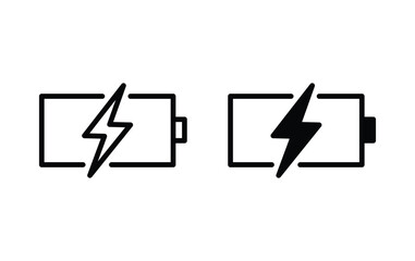 Battery charging icon