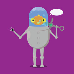 monster vector illustration, great for a logo or icon.