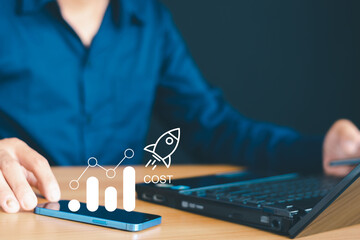 Business cost reduction, budget management to increase investment efficiency, economic cost saving strategies