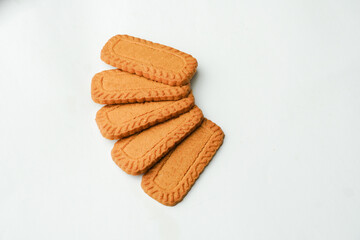 Biscuits, Lotus Biscuit, Lotus Cookies, Biscuits on white background