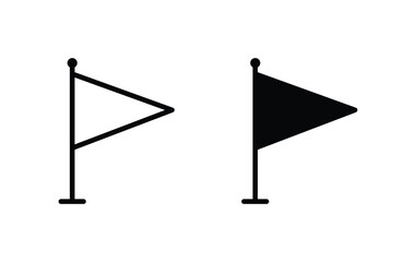 Obraz premium Flag icon, Flag sign vector