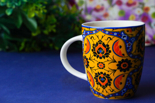Tea, Milk Tea, Tea add in cup, cup of tea, Indian chai, Interior sindh chai, sindhi style tea, colorful background