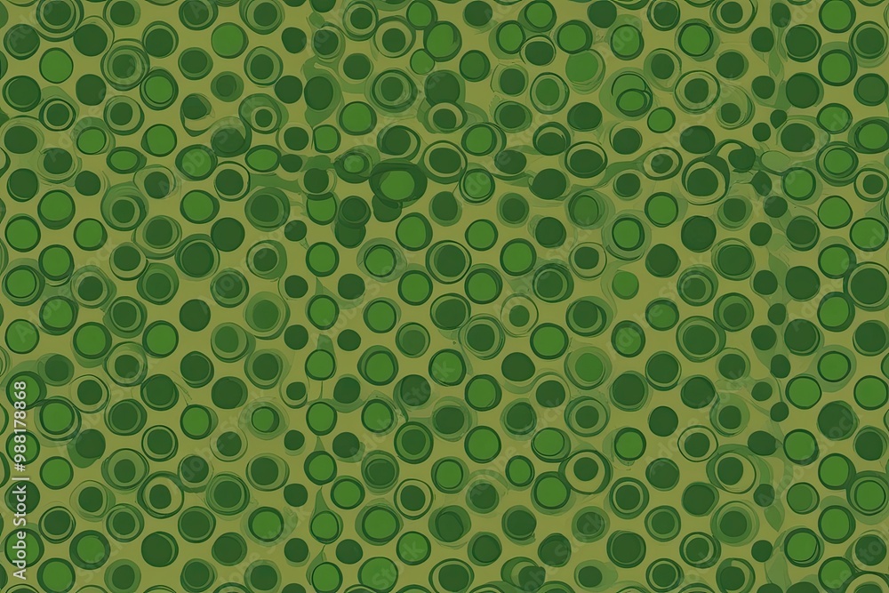 Poster vibrant green circular pattern background design