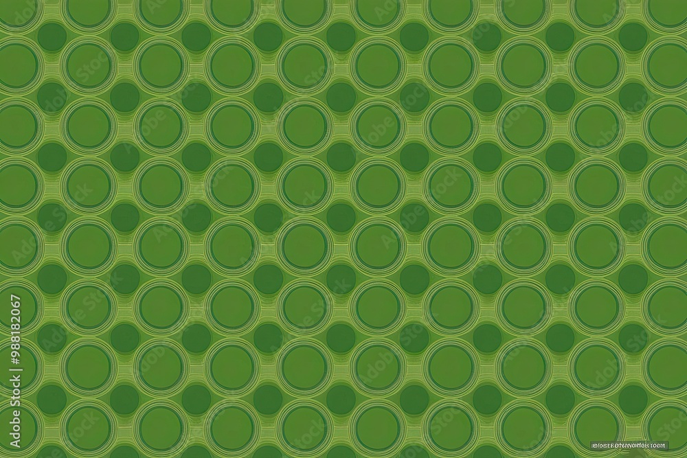 Poster lush green circular pattern background design for graphic projects