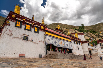 Drepung Monastery, located at the foot of Mount Gephel, Lhasa, Tibet, China