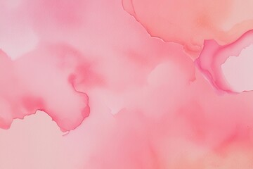 Fototapeta premium Soft Pastel Pink Watercolor Background Texture Pattern for Design Use