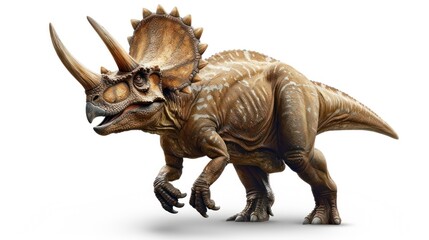 A Close-Up Look at a Triceratops