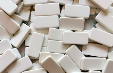Pile of Domino Stones upside down