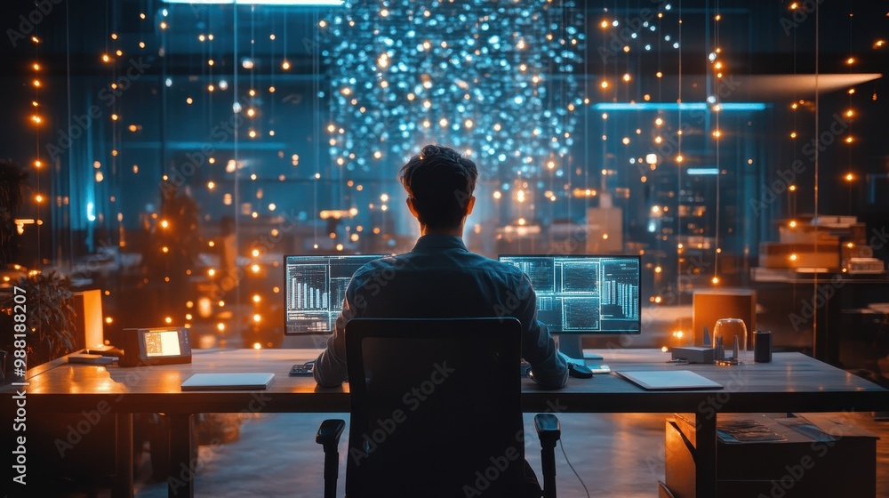 Poster coding in the cyberpunk metropolis: a digital odyssey