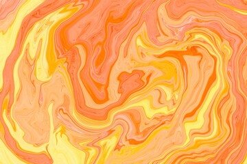 An abstract fluid art painting featuring swirling shades, creating a marble-like texture liquid gradient abstract background. Wallpaper