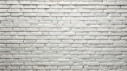 Fototapeta premium Priming a brick wall with white paint before renovation, primer, brick wall, white paint, renovation, construction