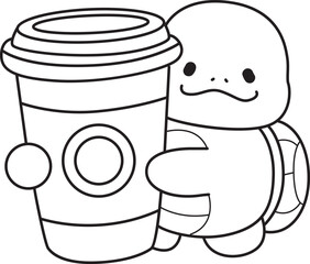 Free printable cute turtle for kindergarten.
Preschool outline printable education turtle animal.
