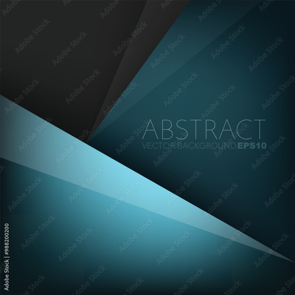 Fototapete graphic geometric triangle overlap vector layer background for text and message design