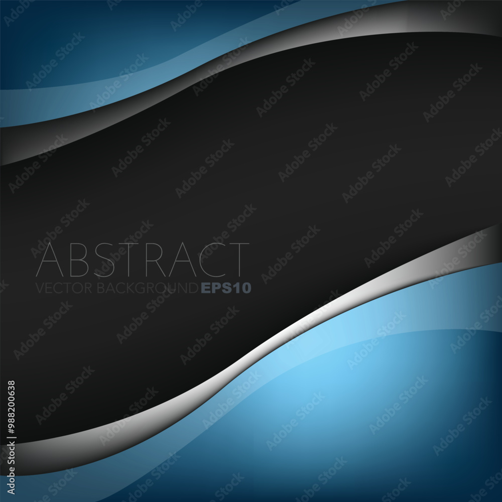 Fototapete graphic vector curve line overlap background for text and message design