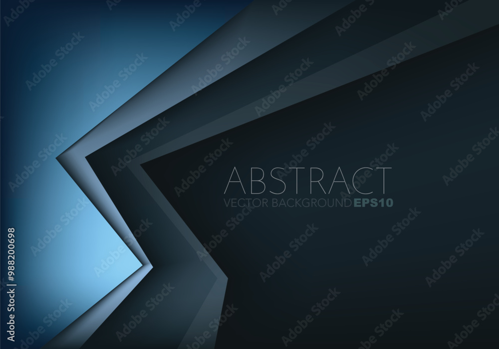 Fototapete graphic geometric triangle overlap vector layer background for text and message design