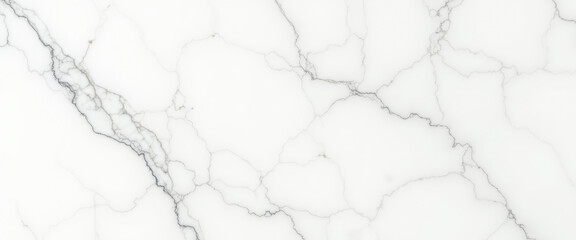 Obraz premium White Marble Texture with Gray Veins