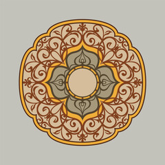 Template for plotter laser cutting of paper, metal engraving, wood carving, cnc, Decorative paper art panel dies