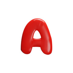 A bright vector 3d letter 