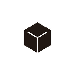 Letter Y hexagon, technology geometric symbol simple logo vector