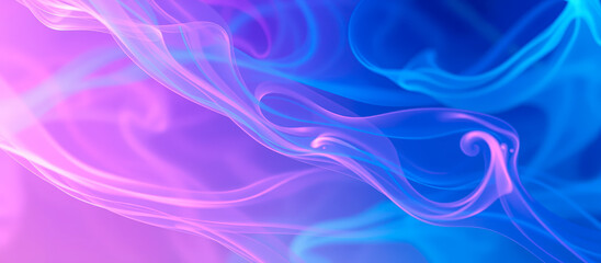 Fototapeta premium Abstract Blue and Purple Smoke Swirls
