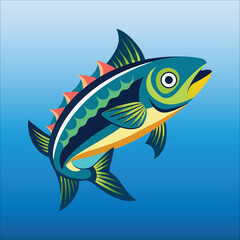 Underwater Elegance: Fish Silhouette