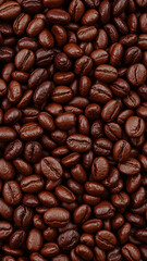 Obraz premium Roasted Coffee Beans Background