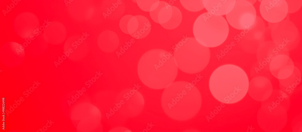 Aufkleber abstract red bokeh background