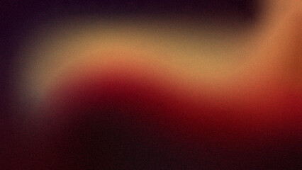 Orange red grainy wave gradient background, dark texture backdrop