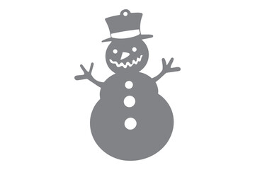 Christmas Snowman SVG