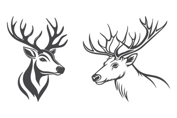 Christmas reindeer clipart