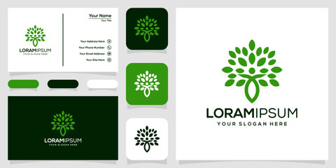 business card with logo and business card template