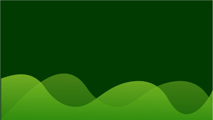 Modern green background design vector