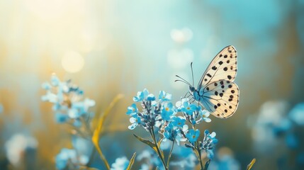 Obraz premium butterfly on a flower