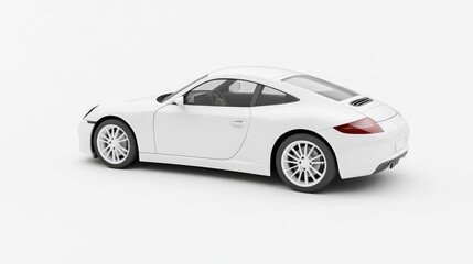 Obraz premium car isolated on white background