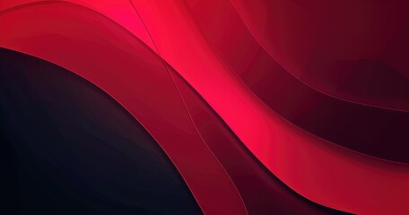 Abstract wavy design in shades of red and black, creating a smooth visual flow.