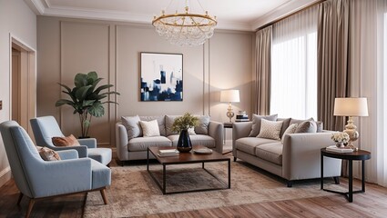 Fototapeta premium modern living room