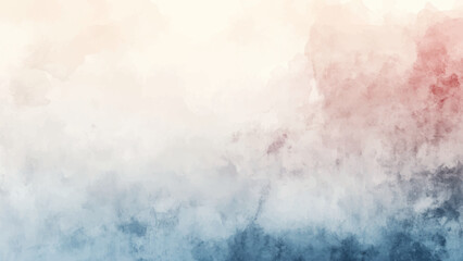 Abstract horizontal watercolor background. Hand drawn vector texture. Brush stroked painting pastel color watercolour