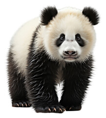 Obraz premium PNG Panda wildlife mammal animal.