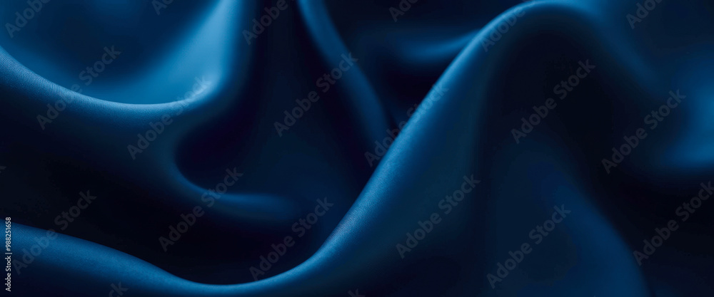 Canvas Prints Abstract Blue Fabric Background