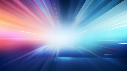 Fototapeta premium Vibrant Rainbow Gradient Background for Design Projects, Captivating Rainbow Light Refraction Texture Overlay Creating an Ethereal Prism Spectrum.