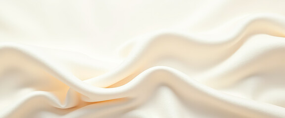 Fototapeta premium Abstract Soft Cream Satin Fabric Drape